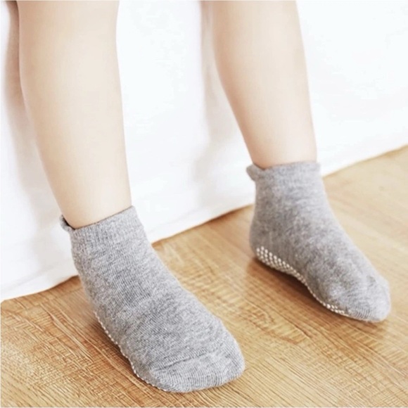 Toddler Girl Socks Non Slip Grip Ankle Cotton with Grippers 1-3Y Colorful 12 Pai - Picture 5 of 5